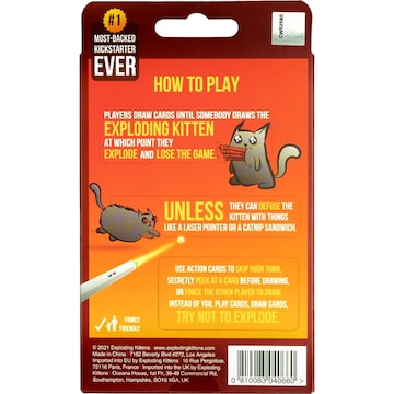 Exploding Kittens Card Game 2 Player Edition each