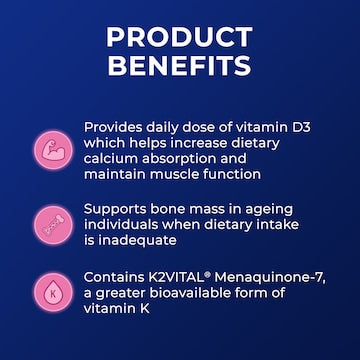 Ostelin Calcium & Vitamin D3 + K2 Tablets 60 pack