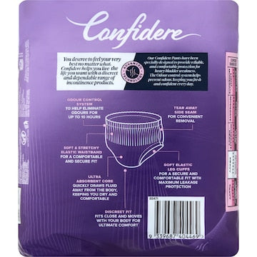 Confidere Incontinence Pants Womens Medium 9 pack