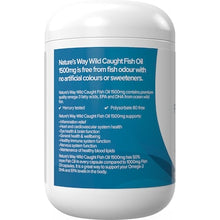 Nature's Way Wild Caught Fish Oil 1500mg Soft Capsules 120 pack