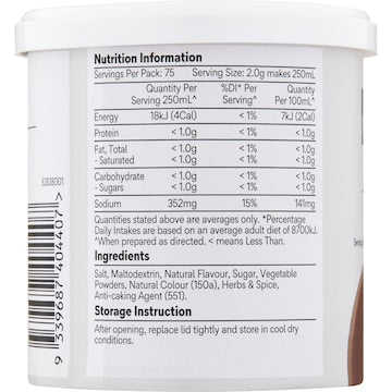 Woolworths Stock Powder Chicken 150g