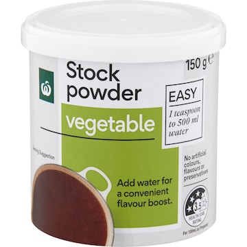 Woolworths Stock Powder Vegetable 150g