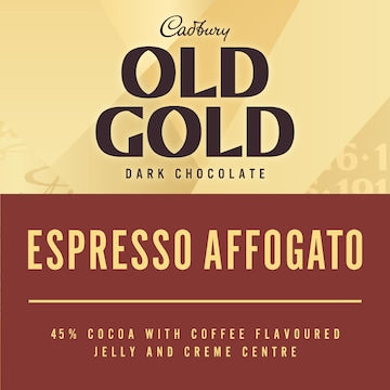 Cadbury Old Gold Espresso Affogato Dark Chocolate Block 180g