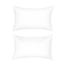 2 Pack Cotton Pillow Protectors - White