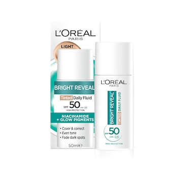 L'Oreal Paris Bright Reveal Tinted Daily Fluid SPF 50 Light 50mL