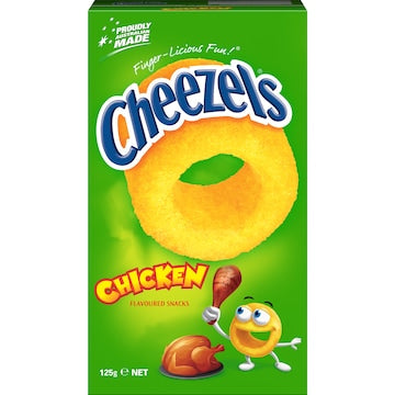 Cheezels Chicken Flavoured Snacks Box 125g