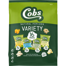Cobs Natural Popcorn Variety 16 Pack 205g