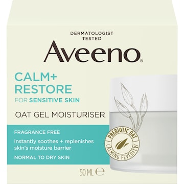 Aveeno Calm & Restore Oat Gel Moisturiser 50mL