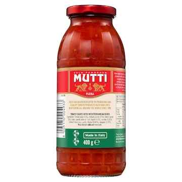 Mutti Sugo Semplice Pasta Sauce Mediterranean Herbs 400g