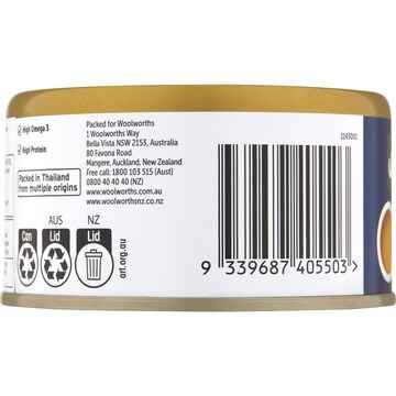 Woolworths Yellowfin Tuna Chunks Olive Oil Blend 185g