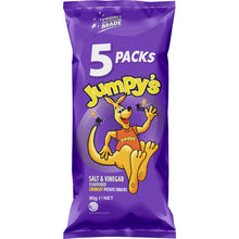 Jumpy's Salt And Vinegar Potato Chips Multipack School Snacks 5 pack
