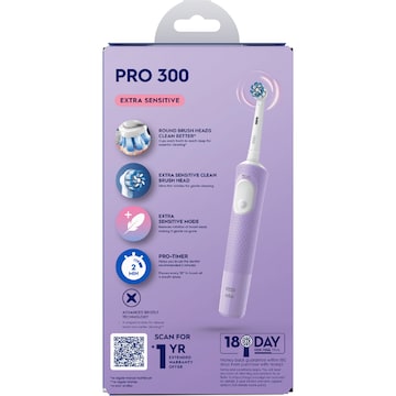 Oral-B Vitality Pro Deep Electric Toothbrush & Travel Case Lilac each