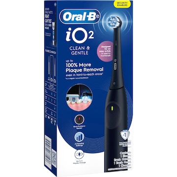 Oral-B iO2 Electric Toothbrush Set Night Black each