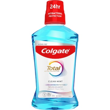 Colgate Total Active Prevention Mouthwash Clean Mint 500mL