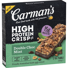 Carman's High Crisp Double Choc Mint 5 Pack 250g