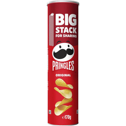 Pringles Big Stack for Sharing Original Potato Chips 170g