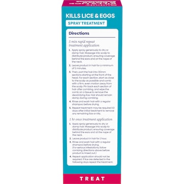Quitnits Head Lice Treatment Spray 125mL