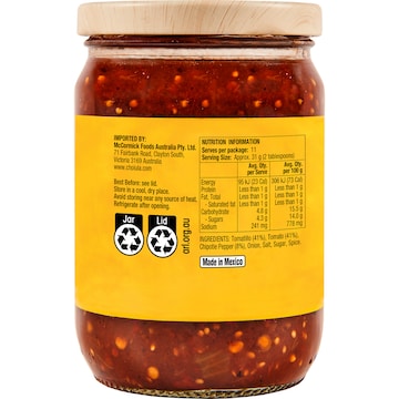 Cholula Salsa Smoky Chipotle 340g