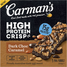 Carman's High Crisp Choc Caramel 5 Pack 250g
