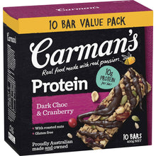 Carman's Protein Choc Cranberry 10 Pack 400g