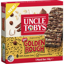 Uncle Tobys Muesli Bars Inspired By Golden Rough 5 Pack 145g