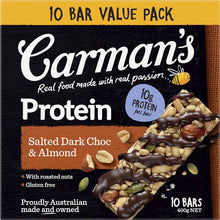 Carman's Protein DarkChocAlmond 10 Pack 400g