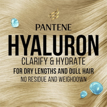 Pantene Hyaluron Clarify & Hydrate Silicone Free Shampoo 650mL