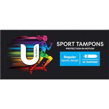 U by Kotex Sport Tampons Regular 16 pack