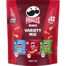 Pringles Minis Variety Mix Potato Chips 12 Pack 228g
