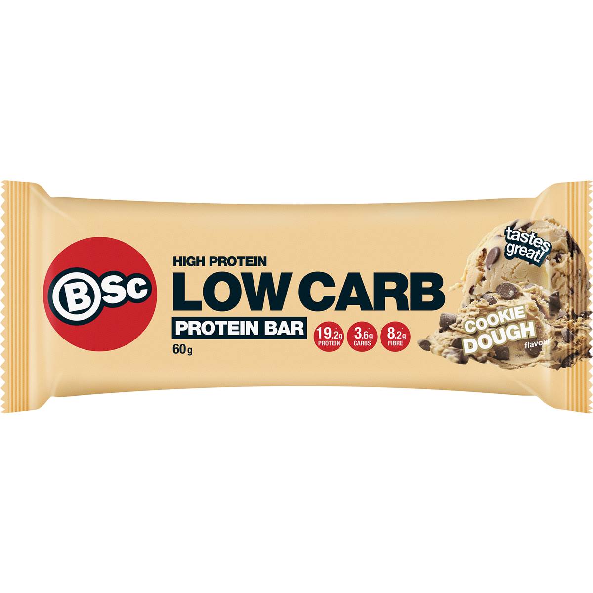 BSC High Protein Low Carb Bar Cookie Dough 60g