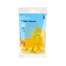 COLES SIMPLY RUBBER GLOVES MEDIUM