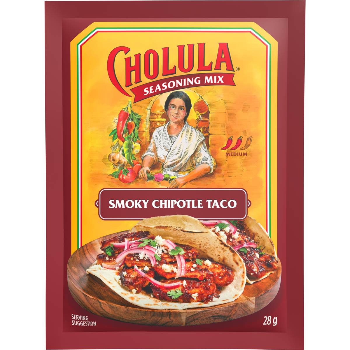 Cholula Smoky Chipotle Taco Seasoning Mix 28g