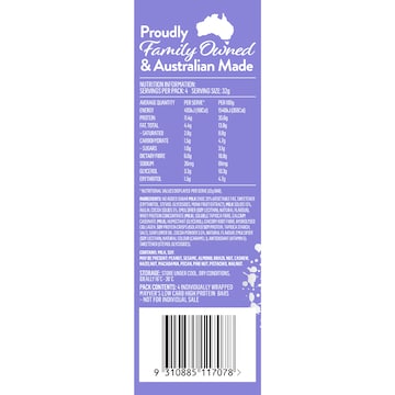 Mayver's Low Carb High Protein Bars Choc Fudge Brownie 4 pack