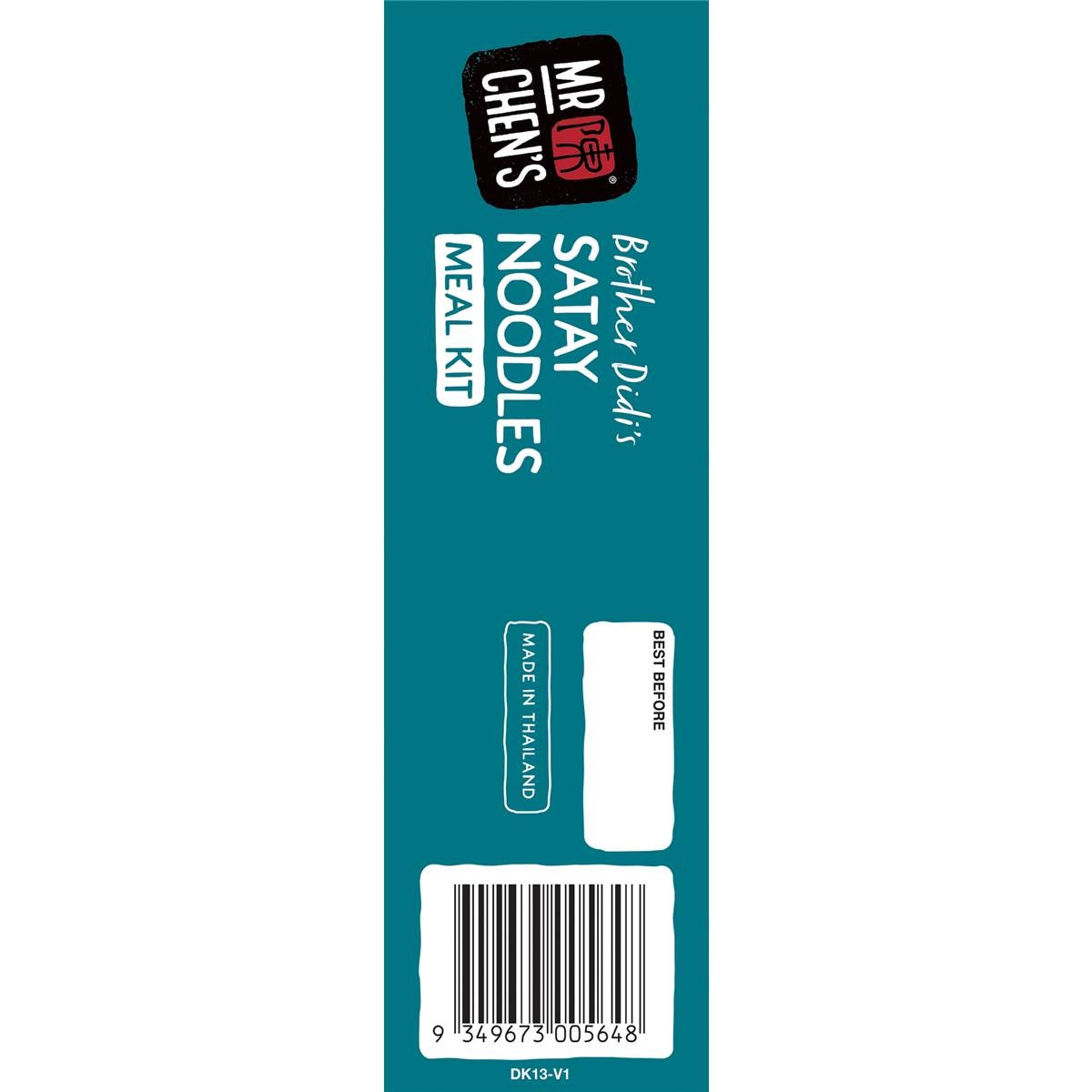 Mr Chen's Satay Noodles Meal Kit 220g