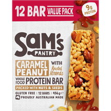 Sam's Pantry Protein Bar Caramel Peanut With Roasted Almonds 12 Pack 456g
