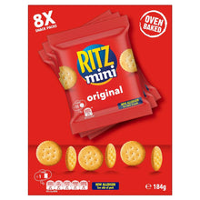 Ritz Mini Crackers Original Flavour Snack Bags 8 pack