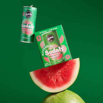 Remedy Sodaly Prebiotic Soda Cans Watermelon 250mL x 4 pack