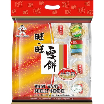 Want Want Shelly Senbei Rice Crackers 520g