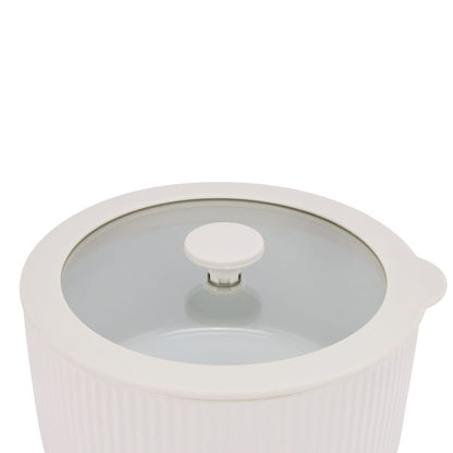800ml Porcelain Container with Glass Lid