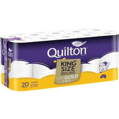 Quilton Gold King Size Toilet Tissue 20 pack
