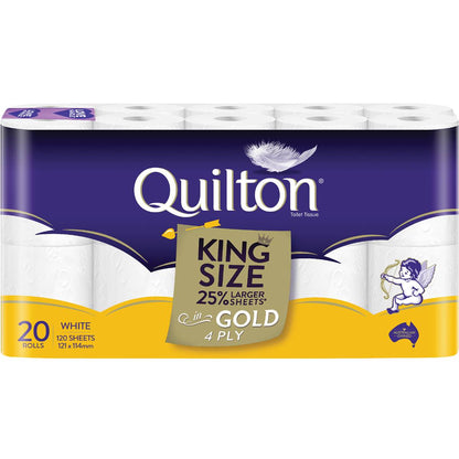 Quilton Gold King Size Toilet Tissue 20 pack