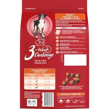 Purina One Adult Chicken & Rice Dry Dog Food 2.5kg