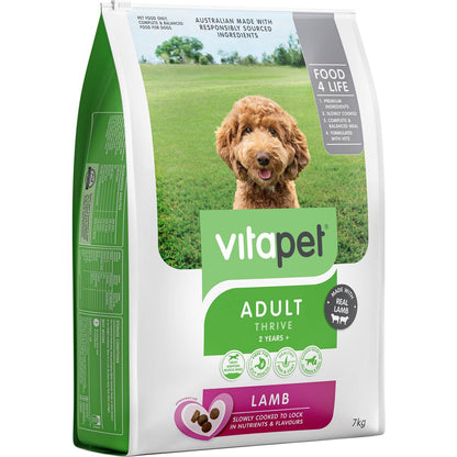Vitapet Adult Dog Food Lamb 2 Years+ 7kg