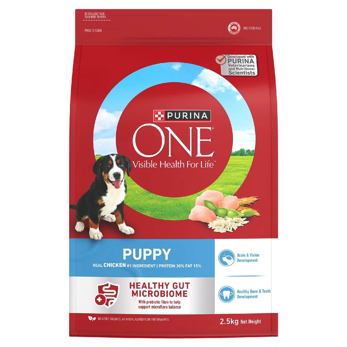 Purina One Puppy Dry Dog Food Chicken 2.5kg