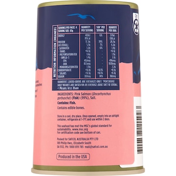 Ocean Harvest Wild Alaskan Pink Salmon 415g