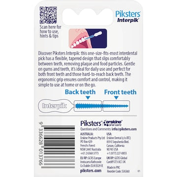 Piksters Interpik Interdental Picks 60 pack