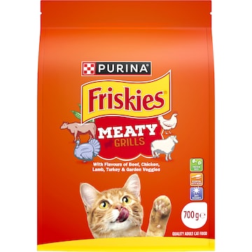 Friskies Meaty Grills Dry Cat Food 700g