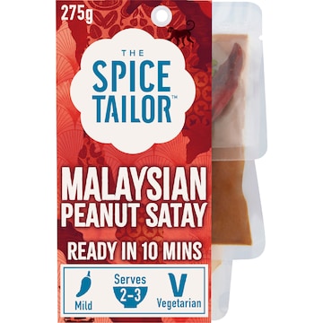 The Spice Tailor Malaysian Peanut Satay Sauce 275g