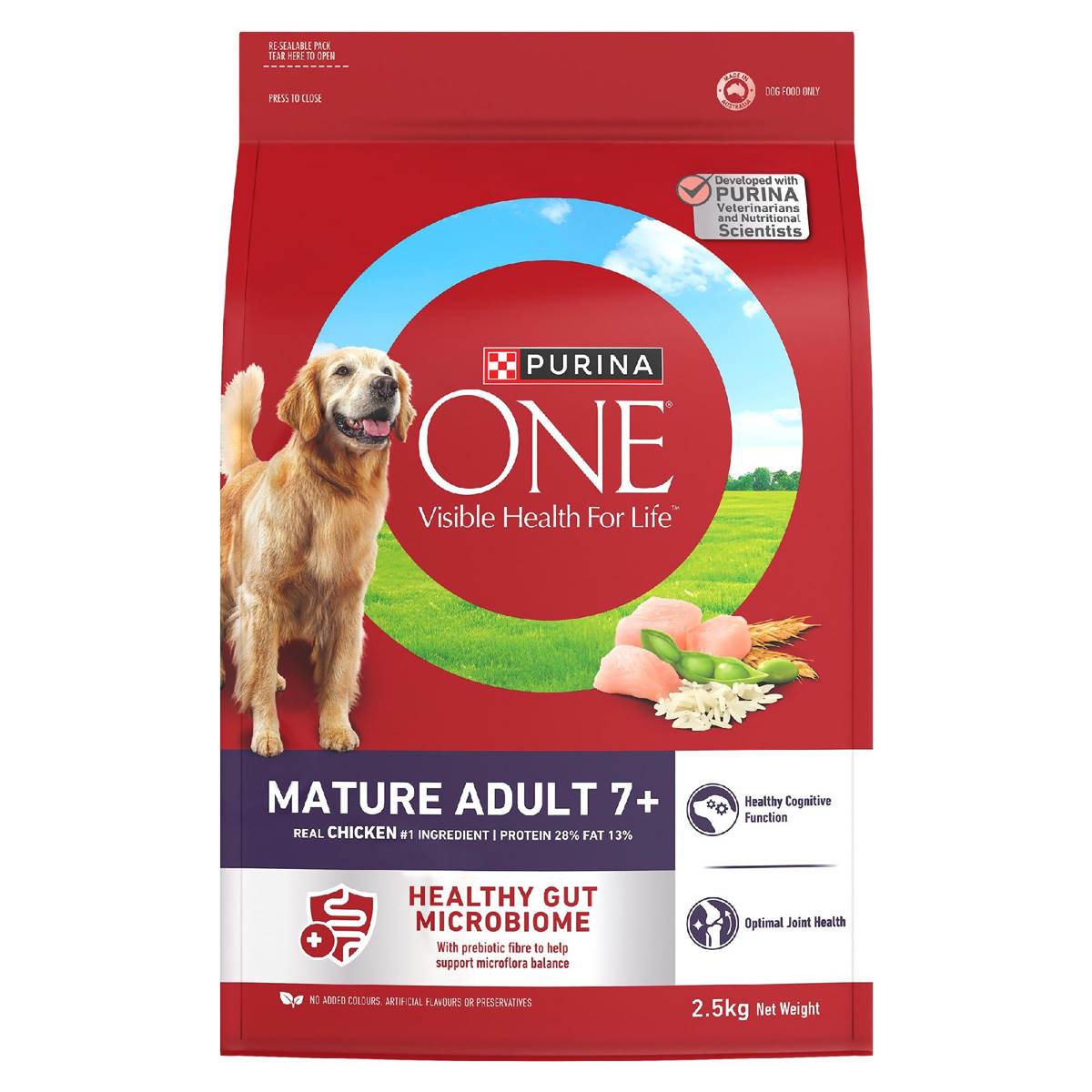 Purina One Mature Adult 7+ Chicken Dry Dog Food 2.5kg