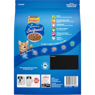 Friskies Seafood Sensation Dry Cat Food 700g